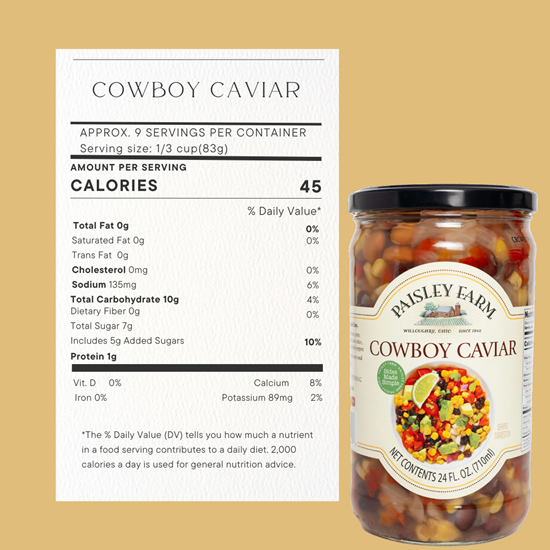 Paisley Farm Cowboy Caviar, 24oz  - 076762240497