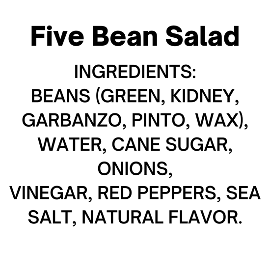 Paisley Farm Five Bean Salad, 24oz - 076762240244