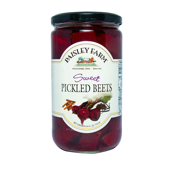 Paisley Farm Sweet Pickled Beets, 24oz - 076762240138